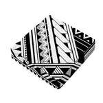 Maori Polynesian Tattoo Pattern Print Outdoor Seat Cushion Cover