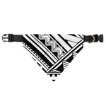 Maori Polynesian Tattoo Pattern Print Over The Collar Dog Bandana