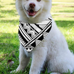 Maori Polynesian Tattoo Pattern Print Over The Collar Dog Bandana