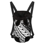 Maori Polynesian Tattoo Pattern Print Pet Carrier Backpack