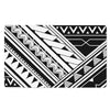 Maori Polynesian Tattoo Pattern Print Polyester Doormat