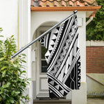 Maori Polynesian Tattoo Pattern Print Polyester Flag