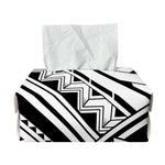 Maori Polynesian Tattoo Pattern Print Rectangle Tissue Box Cover