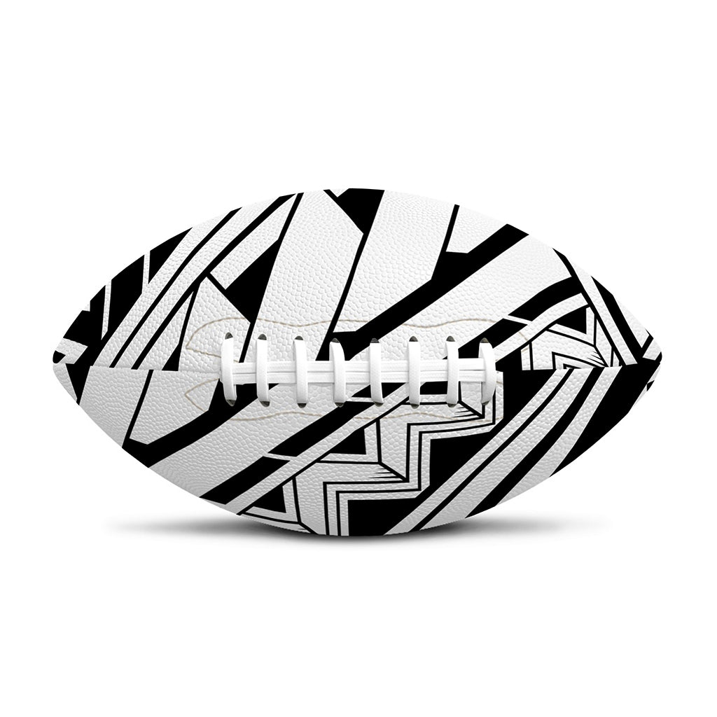 Maori Polynesian Tattoo Pattern Print Rugby Ball