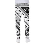 Maori Polynesian Tattoo Pattern Print Scuba Joggers