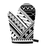 Maori Polynesian Tattoo Pattern Print Single Oven Mitt
