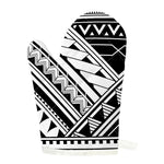 Maori Polynesian Tattoo Pattern Print Single Oven Mitt