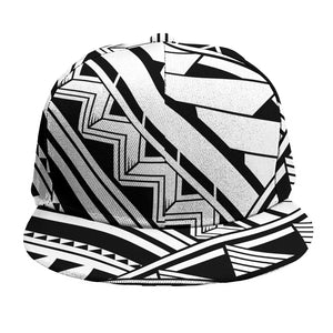 Maori Polynesian Tattoo Pattern Print Snapback Cap