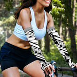 Maori Polynesian Tattoo Pattern Print Sun Protection Arm Sleeves