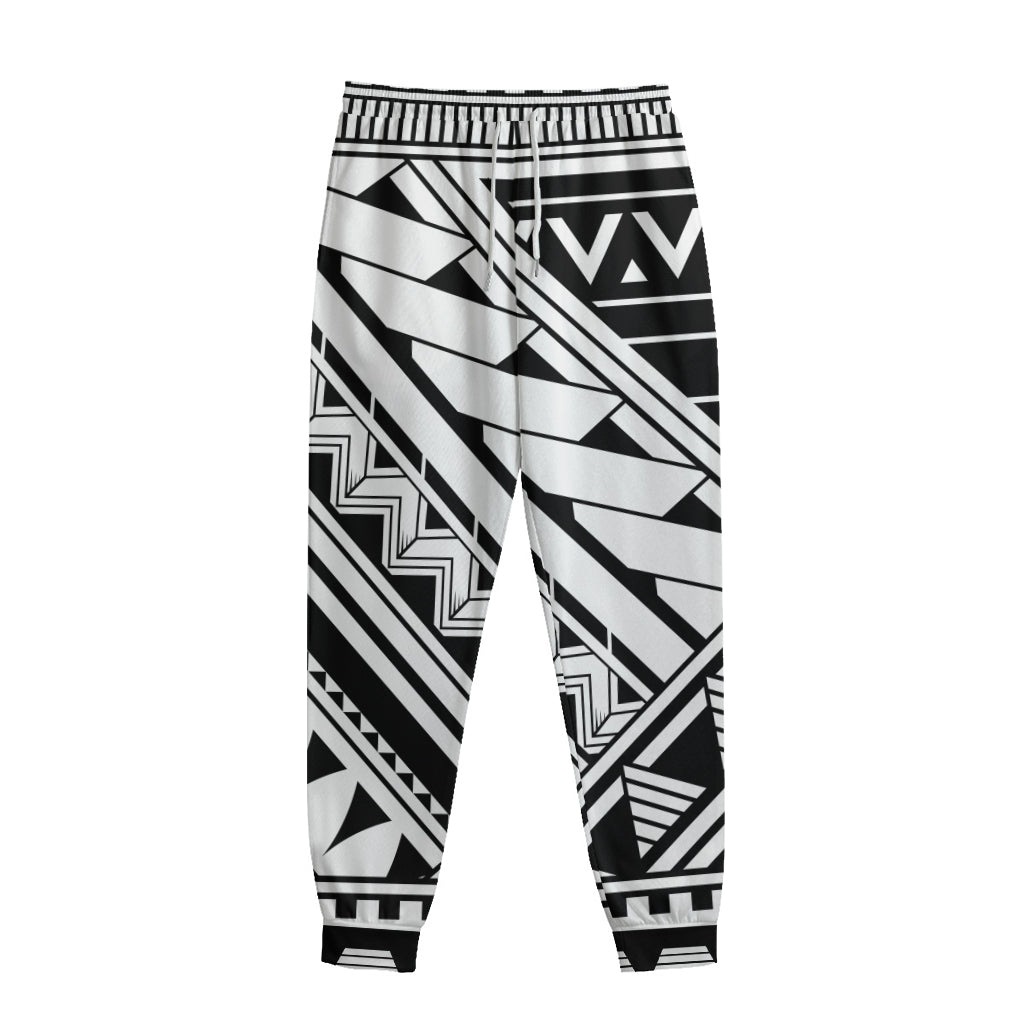 Maori Polynesian Tattoo Pattern Print Sweatpants