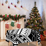 Maori Polynesian Tattoo Pattern Print Tablecloth