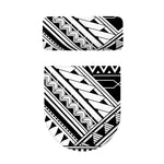 Maori Polynesian Tattoo Pattern Print Toilet Lid And Tank Cover Set