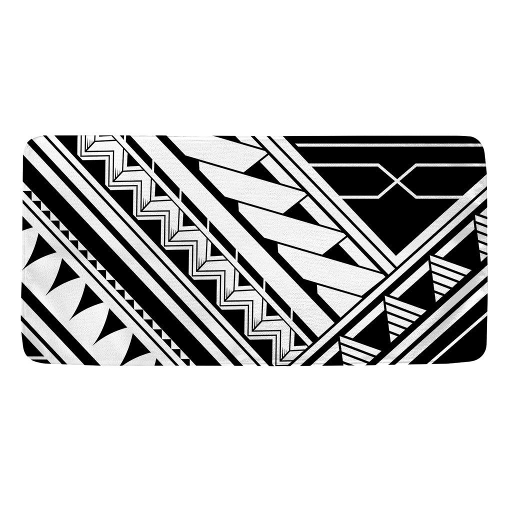 Maori Polynesian Tattoo Pattern Print Towel