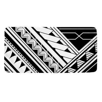 Maori Polynesian Tattoo Pattern Print Towel