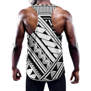 Maori Polynesian Tattoo Pattern Print Training Tank Top