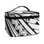 Maori Polynesian Tattoo Pattern Print Travel Makeup Bag