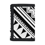 Maori Polynesian Tattoo Pattern Print Trifold Wallet