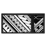 Maori Polynesian Tattoo Pattern Print Trifold Wallet