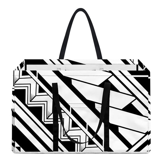 Maori Polynesian Tattoo Pattern Print Utility Tote Bag