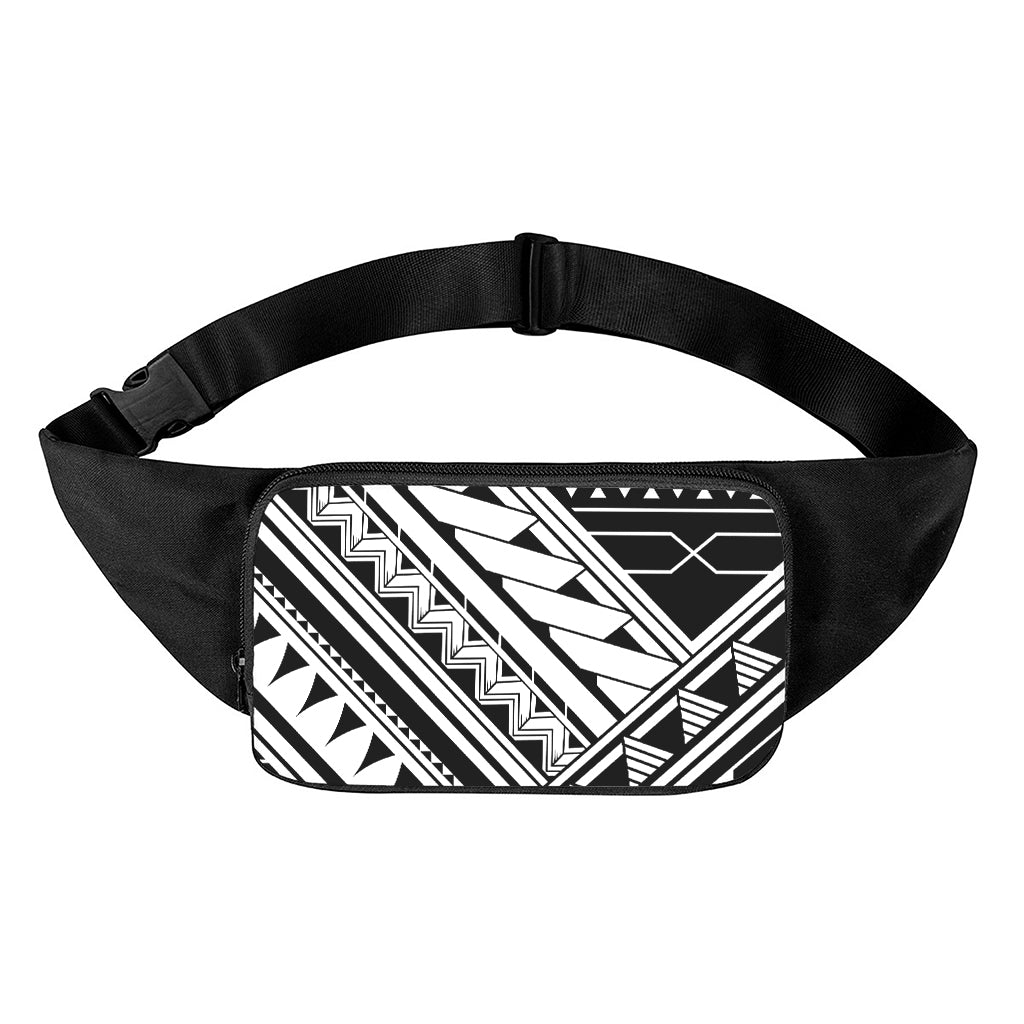 Maori Polynesian Tattoo Pattern Print Waist Bag