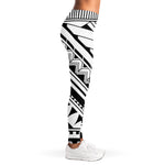 Maori Polynesian Tattoo Pattern Print Women's Leggings