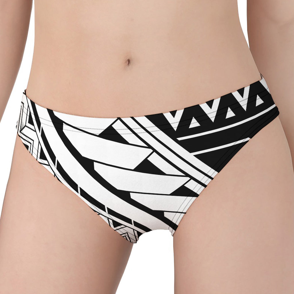 Maori Polynesian Tattoo Pattern Print Women's Panties