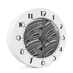 Maori Polynesian Tribal Tattoo Print Alarm Clock