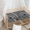 Maori Polynesian Tribal Tattoo Print Baby Crib Sheet