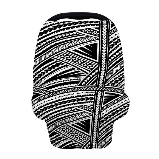 Maori Polynesian Tribal Tattoo Print Baby Seat Cover