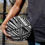 Maori Polynesian Tribal Tattoo Print Basketball