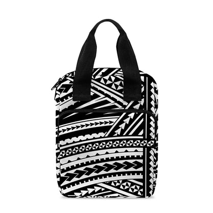 Maori Polynesian Tribal Tattoo Print Bible Tote Bag