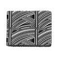 Maori Polynesian Tribal Tattoo Print Bifold Wallet