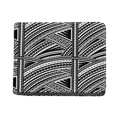 Maori Polynesian Tribal Tattoo Print Bifold Wallet