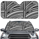 Maori Polynesian Tribal Tattoo Print Car Windshield Sun Shade