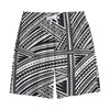 Maori Polynesian Tribal Tattoo Print Cotton Shorts