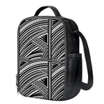 Maori Polynesian Tribal Tattoo Print Crossbody Lunch Bag