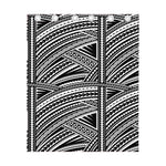 Maori Polynesian Tribal Tattoo Print Curtain