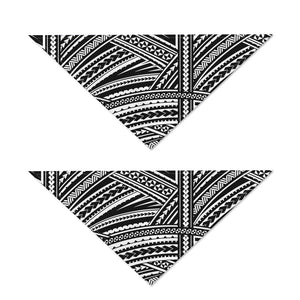 Maori Polynesian Tribal Tattoo Print Dog Bandana