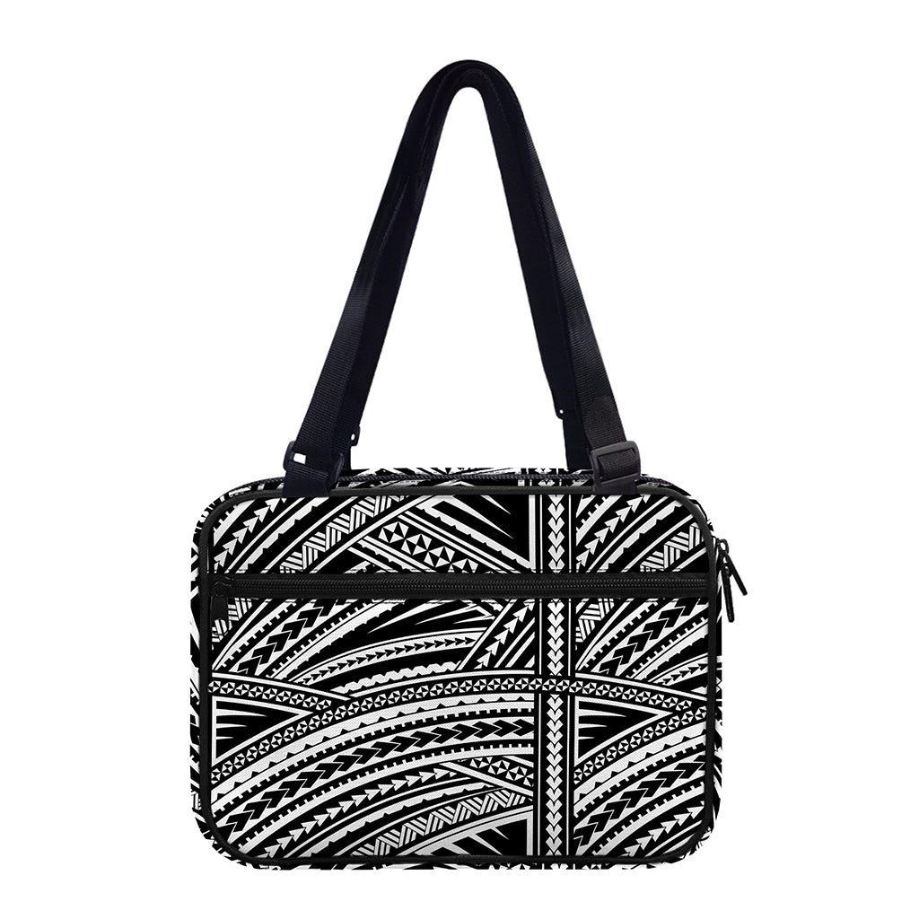 Maori Polynesian Tribal Tattoo Print Double Strap Bible Bag