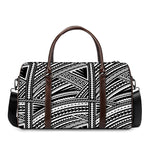 Maori Polynesian Tribal Tattoo Print Duffle Bag