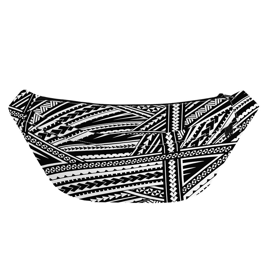 Maori Polynesian Tribal Tattoo Print Fanny Pack