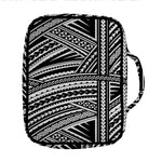 Maori Polynesian Tribal Tattoo Print Front Pocket Bible Bag