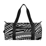 Maori Polynesian Tribal Tattoo Print Gym Bag