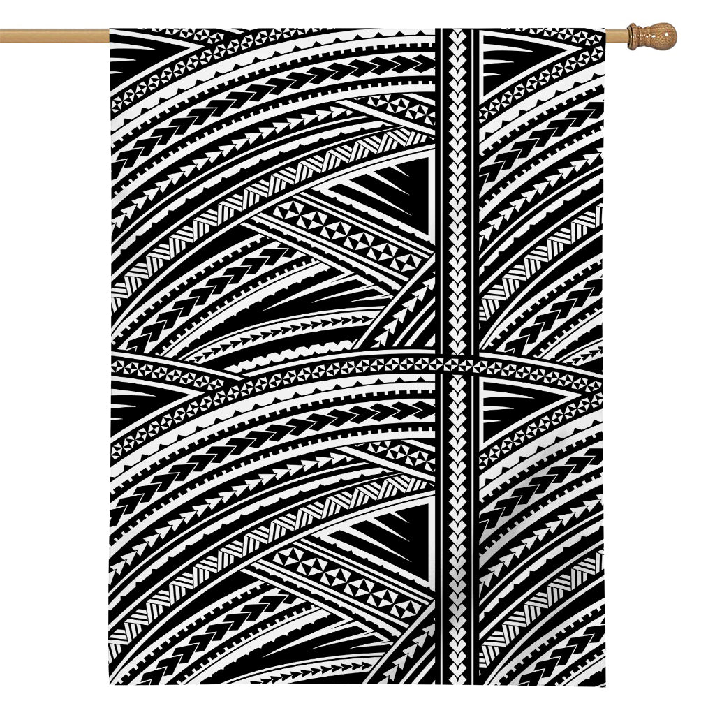 Maori Polynesian Tribal Tattoo Print House Flag