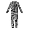 Maori Polynesian Tribal Tattoo Print Jumpsuit