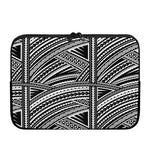 Maori Polynesian Tribal Tattoo Print Laptop Sleeve