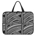 Maori Polynesian Tribal Tattoo Print Laptop Sleeve With Handle