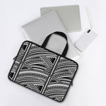 Maori Polynesian Tribal Tattoo Print Laptop Sleeve With Handle