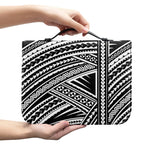 Maori Polynesian Tribal Tattoo Print Leather Bible Cover