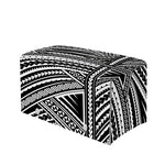 Maori Polynesian Tribal Tattoo Print Leather Tissue Box Cover